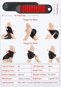 Red Light Therapy Wrap for Wrist and Ankle Pain Relief