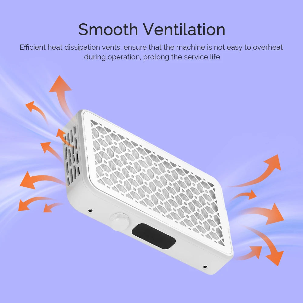 Professional Dual-Fan Nail Dust Collector - 13