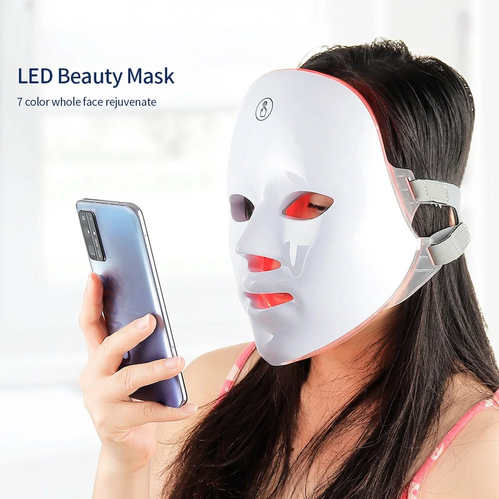 7-Color LED Photon Therapy Facial Mask - 2