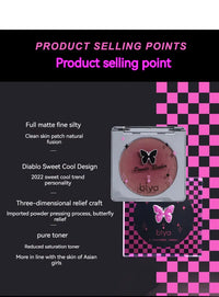 Matte Powder Blusher for a Natural Sweet Glow