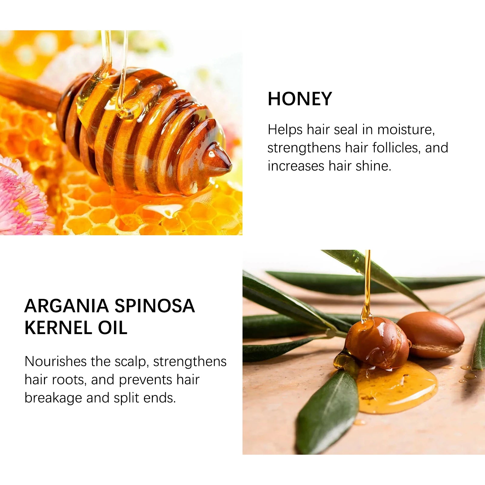 Honey and Argan Oil Infused Hair Perfume Spray - 2