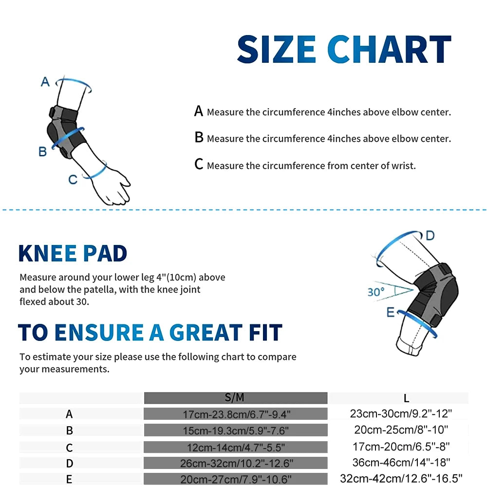 Protective Gear Set for Skating, Cycling and Extreme Sports - 12
