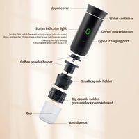 Portable 3-in-1 Wireless Espresso Coffee Maker