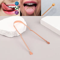 Pure Copper Tongue Scraper for Fresh Breath