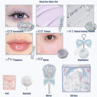 Professional Ocean-Themed Full Makeup Gift Set