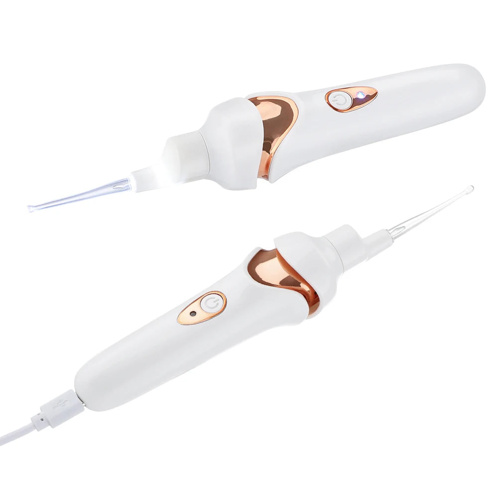 Electric LED Ear Wax Removal Suction Tool - 12