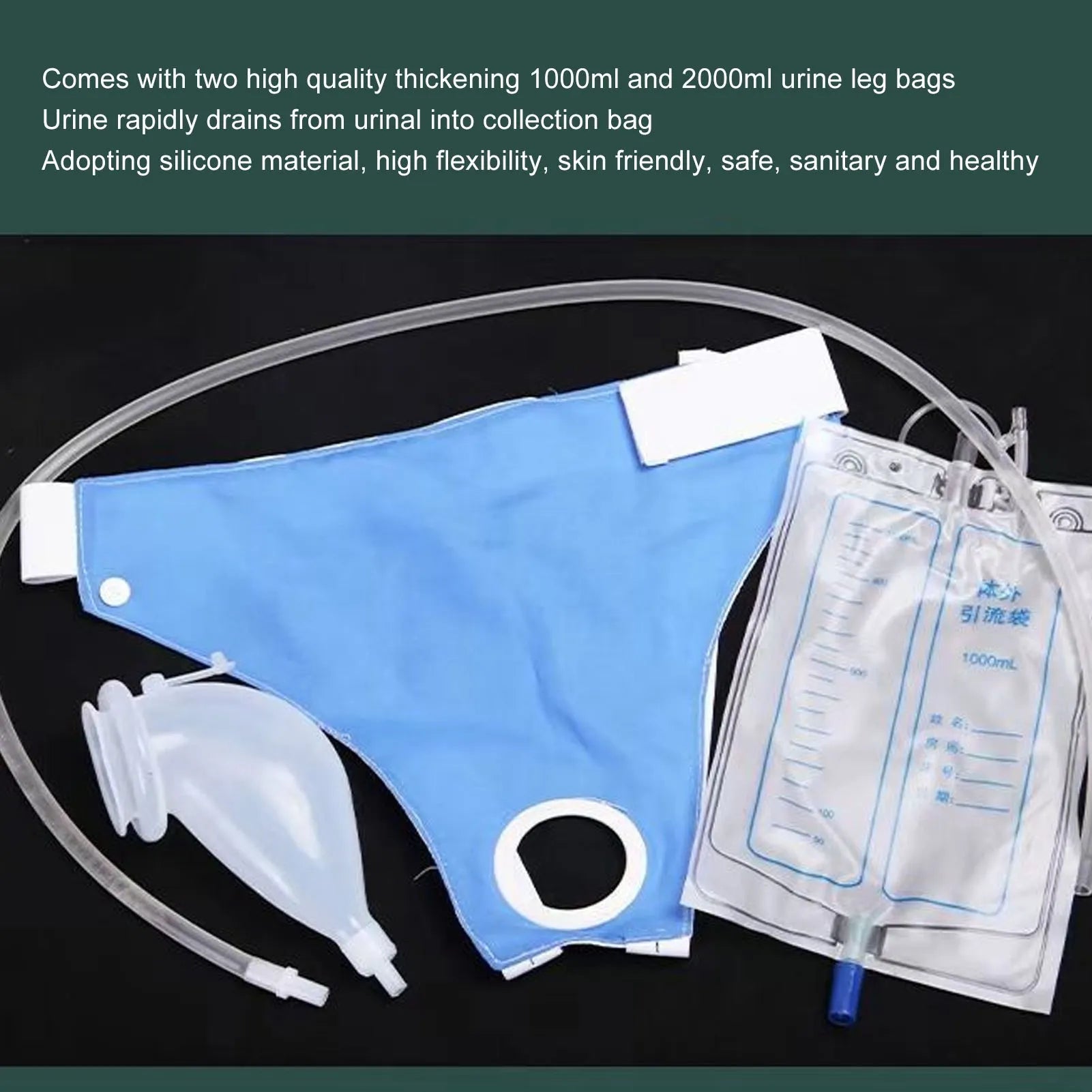 Wearable Male Urinary Incontinence Collector System - 3