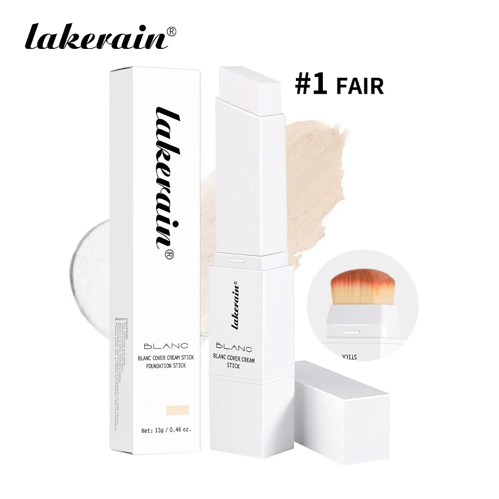 Full Coverage Cream Foundation Stick with Built-in Brush - 21