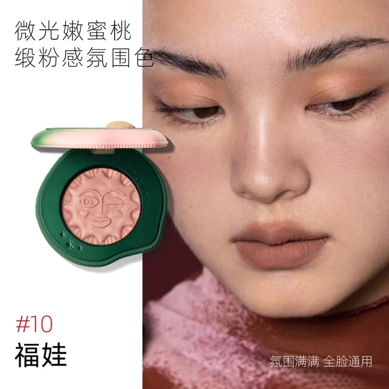 Emotional Shimmer Pressed Powder Blush for Natural Radiant Glow - 31