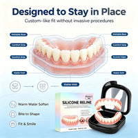 Instant Fit Realistic Cosmetic Denture Set