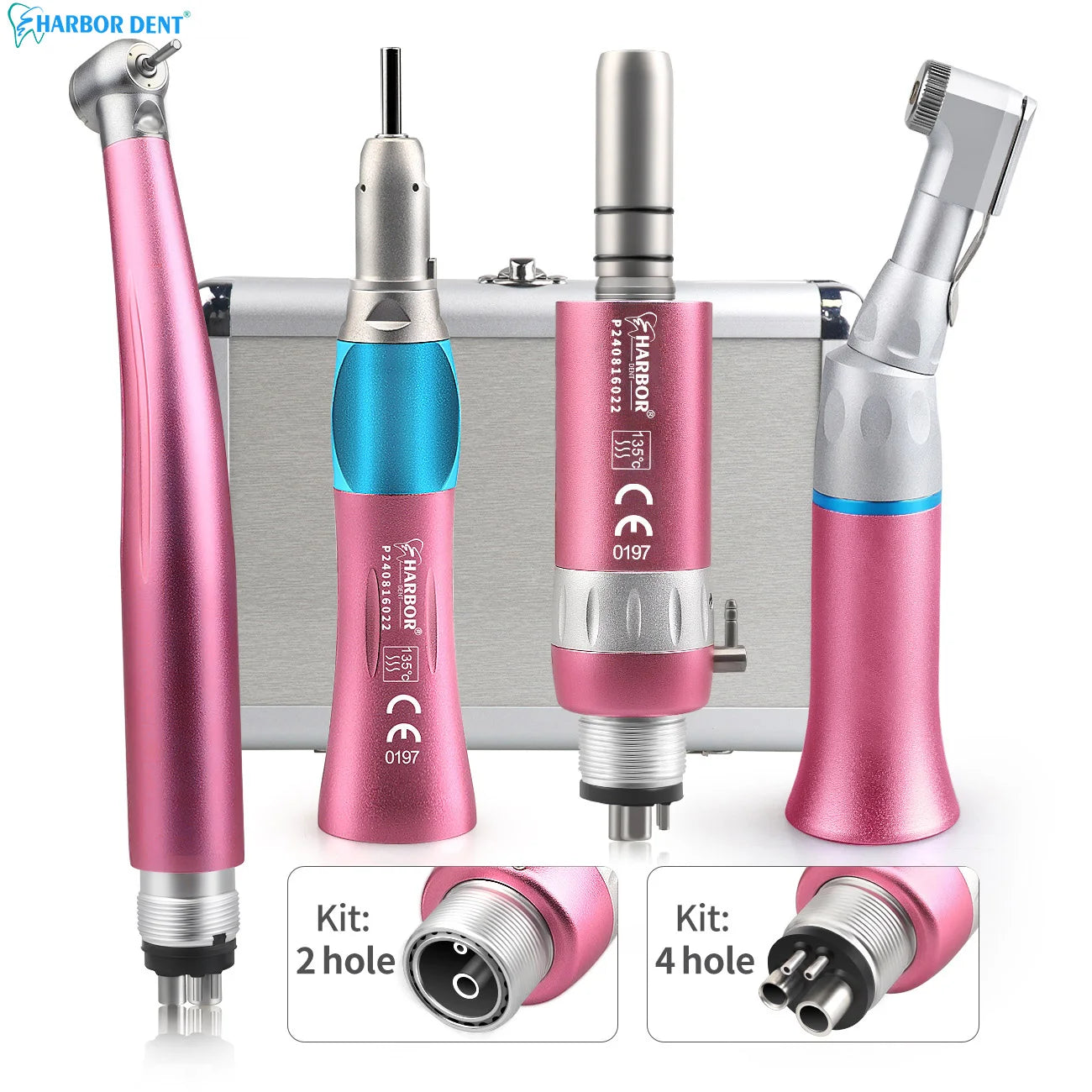 4-Piece Professional Dental Handpiece Kit - 1
