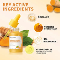 Brightening Kojic Acid and Turmeric Face Serum