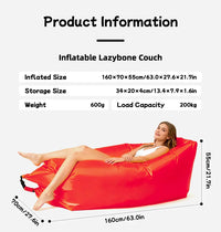 Portable Inflatable Air Sofa for Camping and Beach