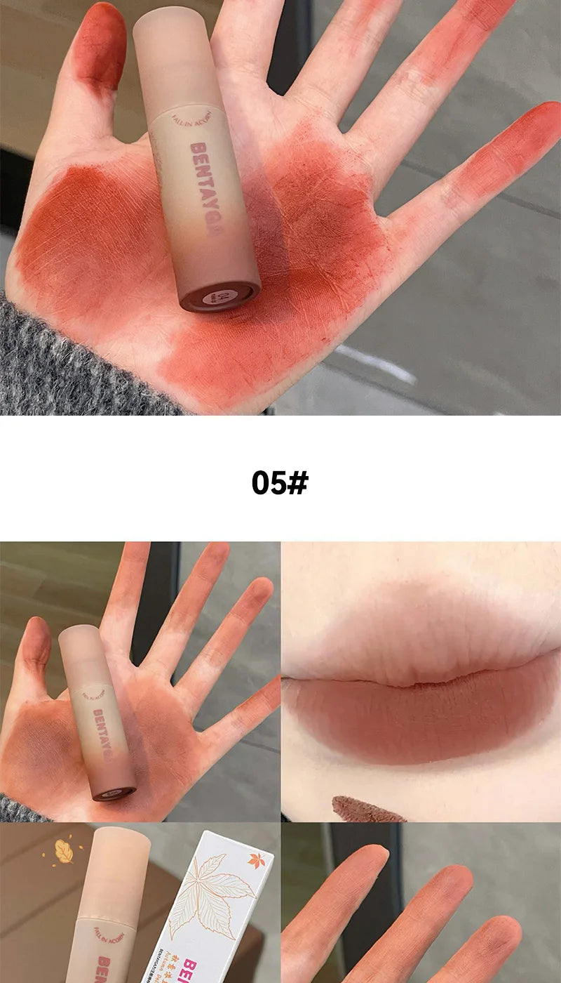Velvet Matte Lip Mud Tint for Long-Lasting Soft Focus Finish - 13
