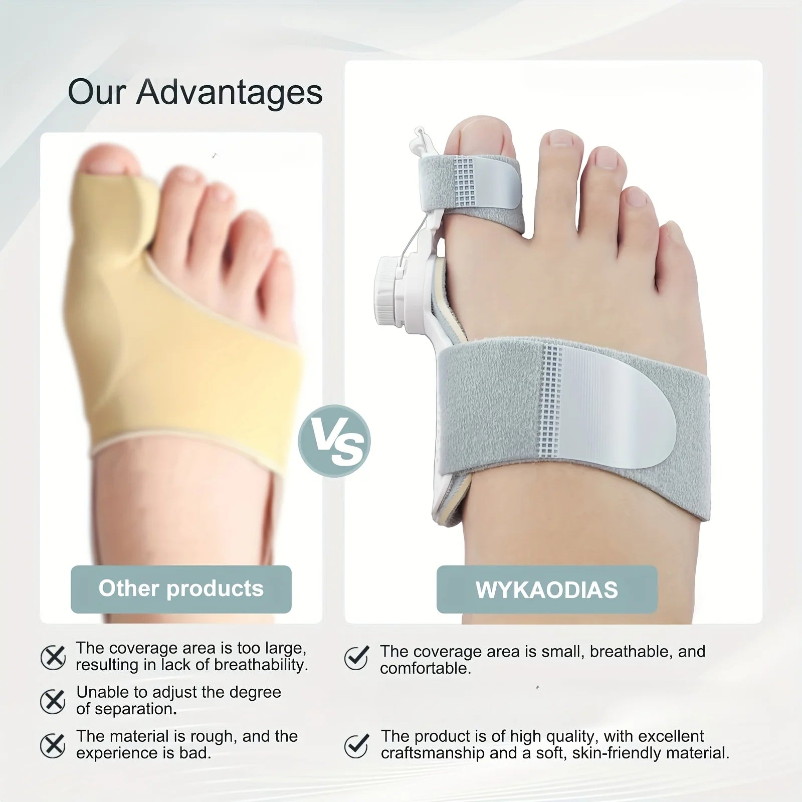 Adjustable Bunion Corrector and Toe Alignment Splint - 3