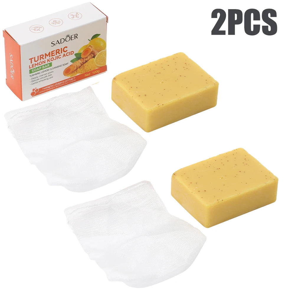 Turmeric Kojic Acid Brightening Soap for Dark Spots - 12