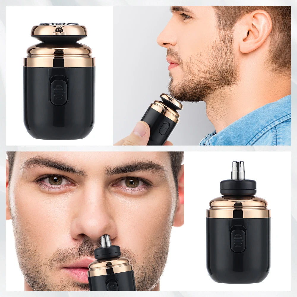 Portable Mini Electric Shaver and Nose Hair Trimmer - 8