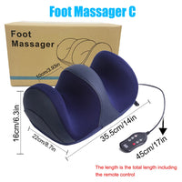 Electric Heated Foot and Calf Massager for Muscle Pain Relief