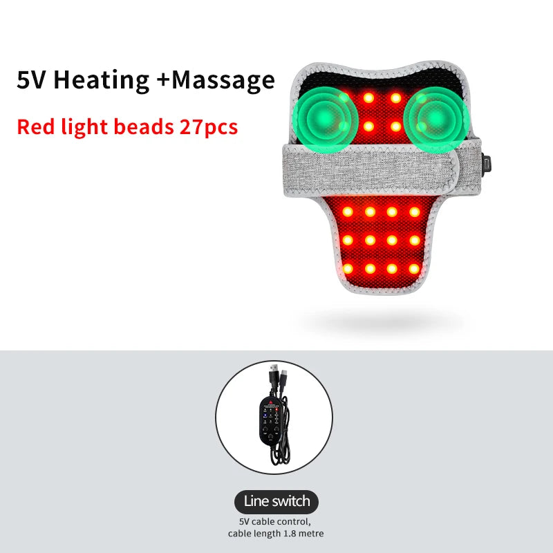 Red Light Therapy Heating Neck Massager for Pain Relief - 13