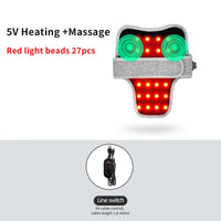 Red Light Therapy Heating Neck Massager for Pain Relief