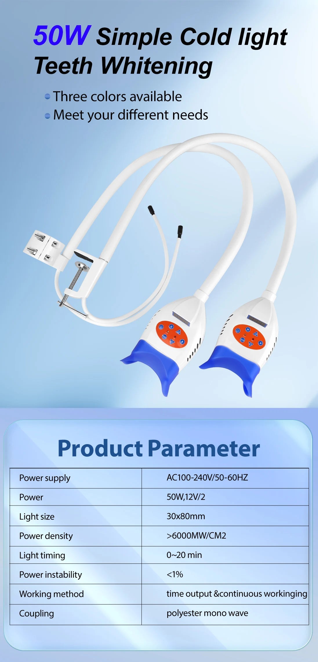 Professional LED Teeth Whitening Accelerator Lamp - 7