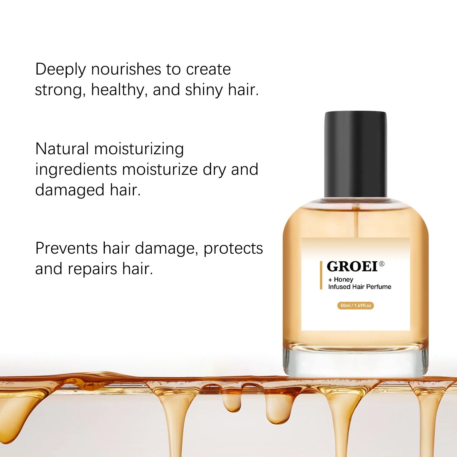 Honey and Argan Oil Infused Hair Perfume Spray - 4