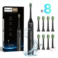 Ultrasonic Electric Toothbrush with 8 Heads