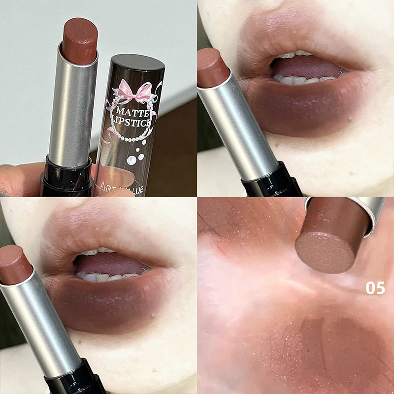 Long-Lasting Waterproof Matte Lipstick - 35