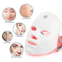 7-Color LED Photon Light Therapy Facial Mask
