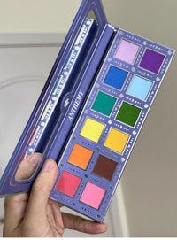 10-Color Waterproof Shimmer Eyeshadow Palette