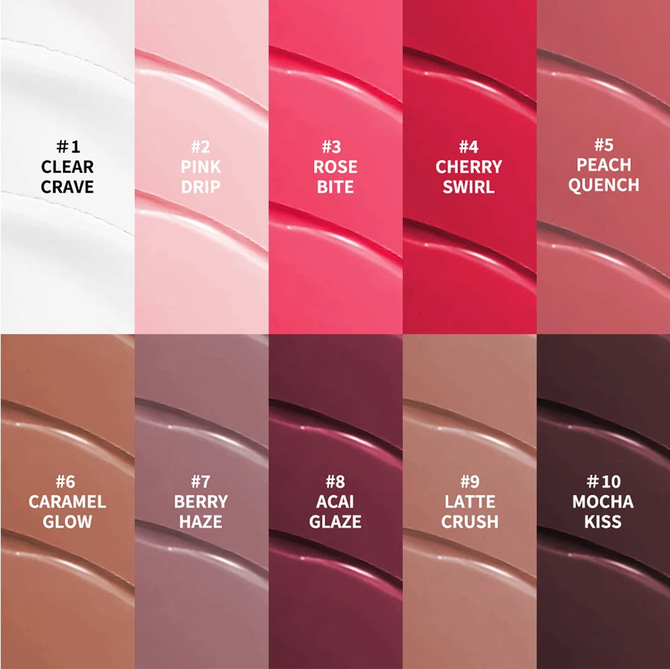 Moisturizing Glow Lip Oil Balm for Smooth Hydrated Lips - 13