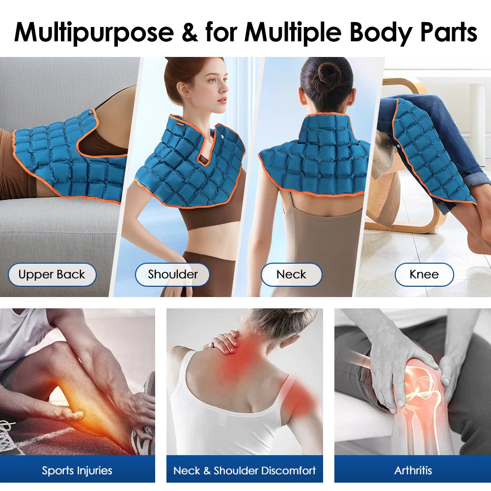 Reusable Hot and Cold Therapy Shoulder and Neck Wrap - 6