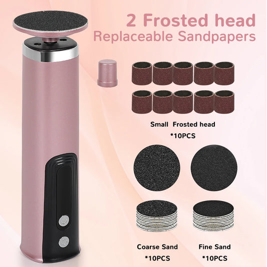 Electric Rechargeable Foot Callus Remover and Pedicure Tool