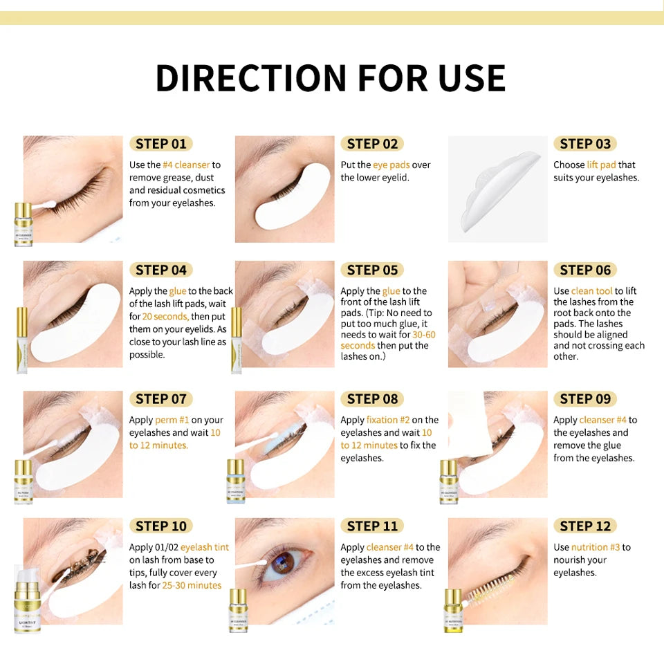 Professional Eyebrow Lamination and Tinting DIY Kit - 22