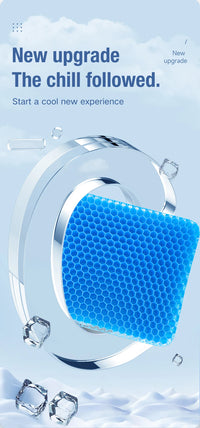 Honeycomb Gel Seat Cushion for Pressure Relief and Posture