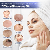 7-Color LED Photon Therapy Mask with Nano Hydration Mist