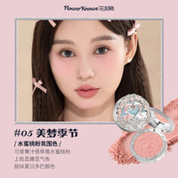 Embossed Matte Pressed Powder Blush for Natural Radiant Glow
