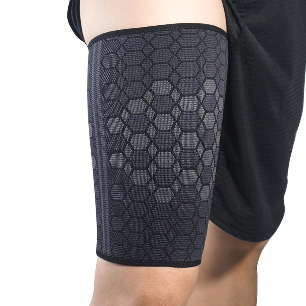 Thigh Compression Sleeve for Muscle Support and Pain Relief - 12
