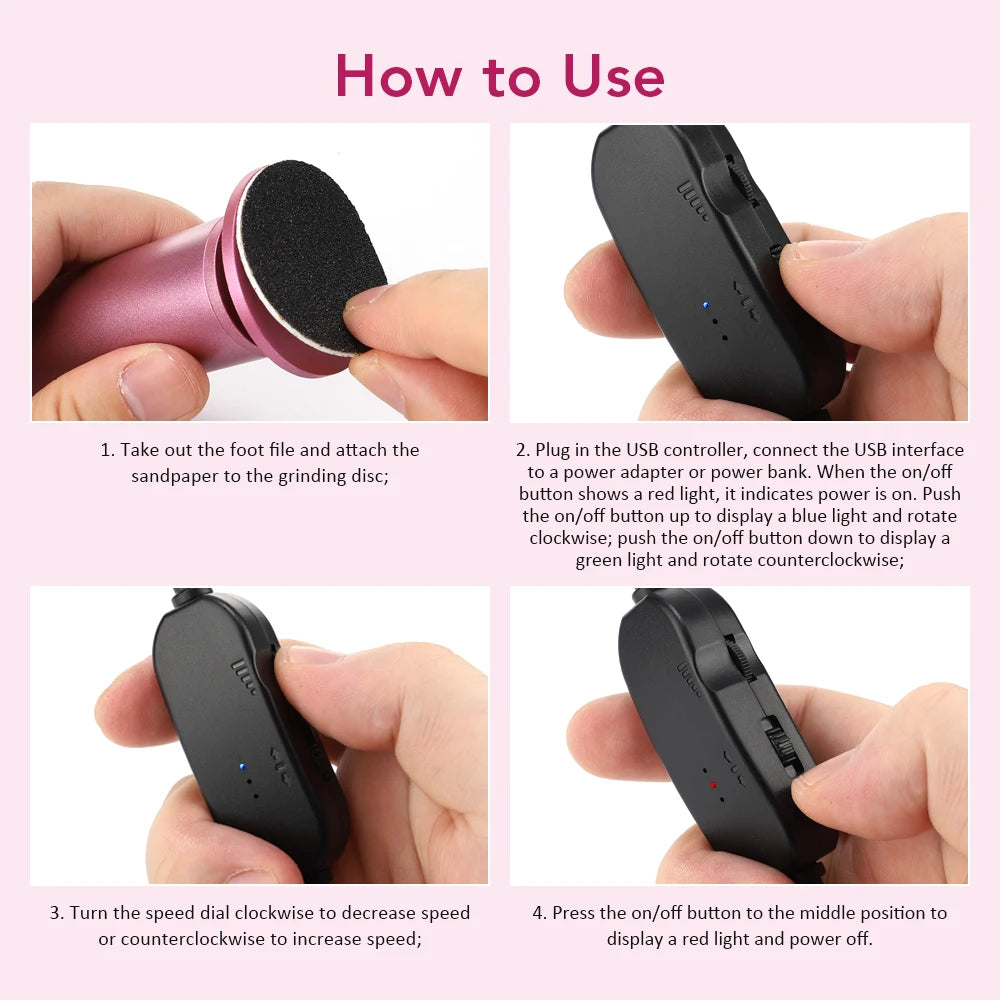Electric Foot Callus Remover for Smooth & Soft Feet - 7