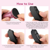 Electric Foot Callus Remover for Smooth & Soft Feet