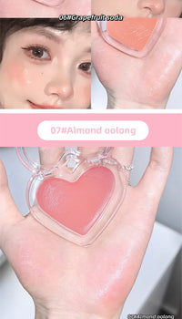 Heart-Shaped Water-Luminous Blush & Highlighter Cream