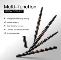 Waterproof 2-in-1 Triangle Tip Eyebrow Pencil