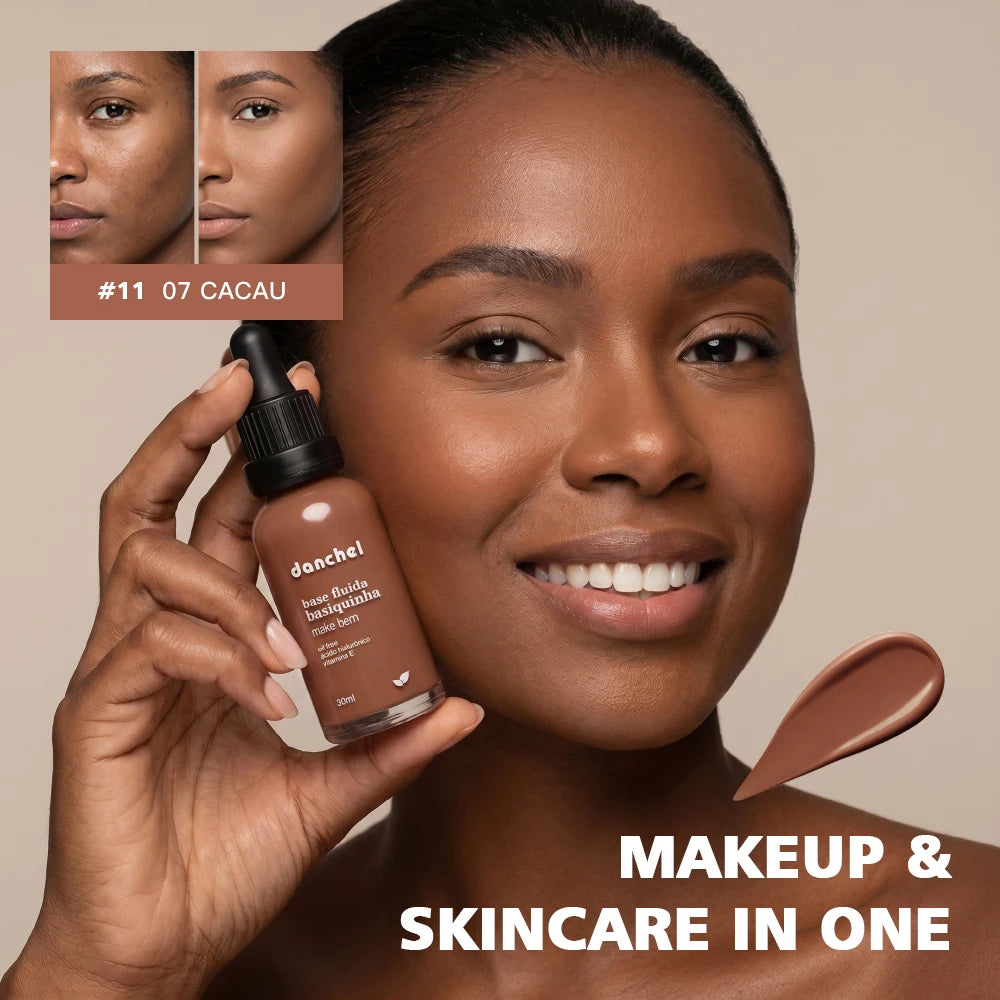 Matte Lightweight Liquid Foundation for Flawless Poreless Skin - 10