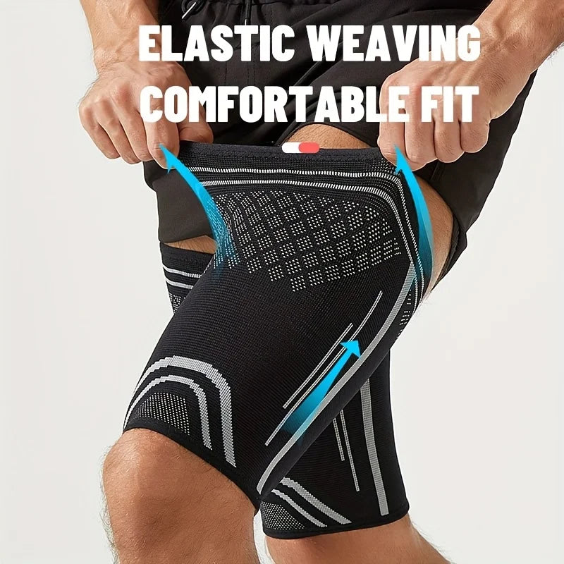 Elastic Thigh Compression Sleeve for Sports and Muscle Support - 4
