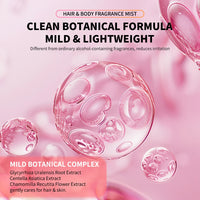 Long-Lasting Vanilla and Rose Hair and Body Fragrance Mist