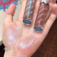 Hydrating Shimmer Lip Gloss for High-Shine Nude Finish