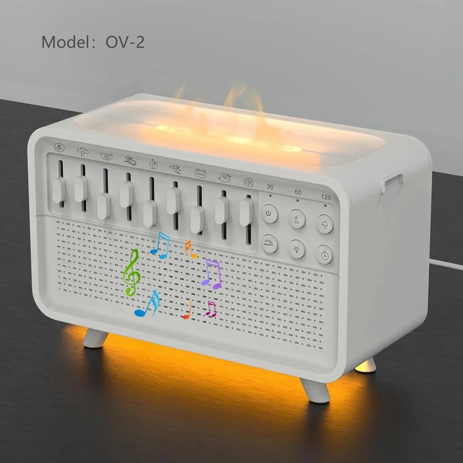4-in-1 Sleep Sound Machine, Humidifier and Bluetooth Speaker - 6