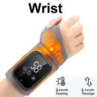 Heated Vibrating Wrist Massager for Pain Relief