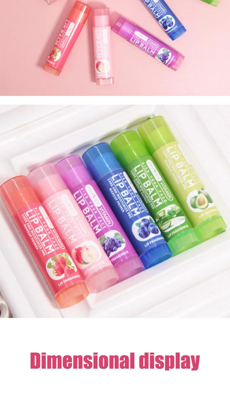 Fruit-Infused Hydrating Lip Balm Set - 14