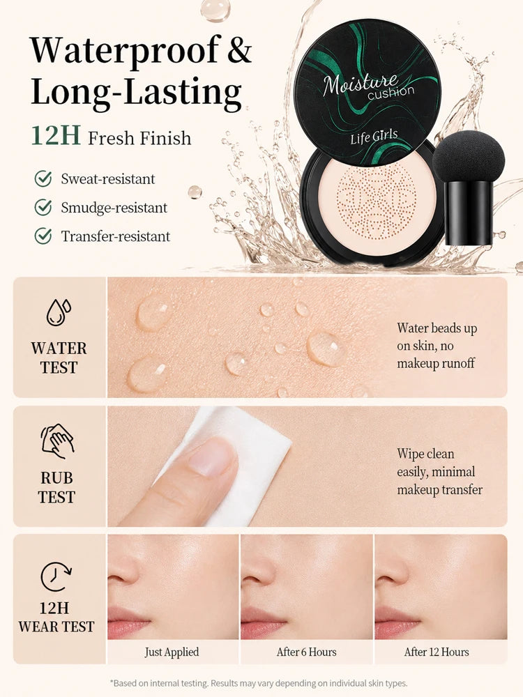Hydrating Mushroom Cushion Foundation for Flawless Coverage - 11